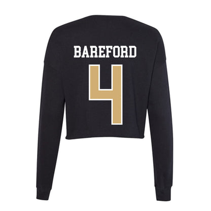 Vanderbilt - NCAA Women's Volleyball : Isabella Bareford - Women's Cropped Crew Fleece-1
