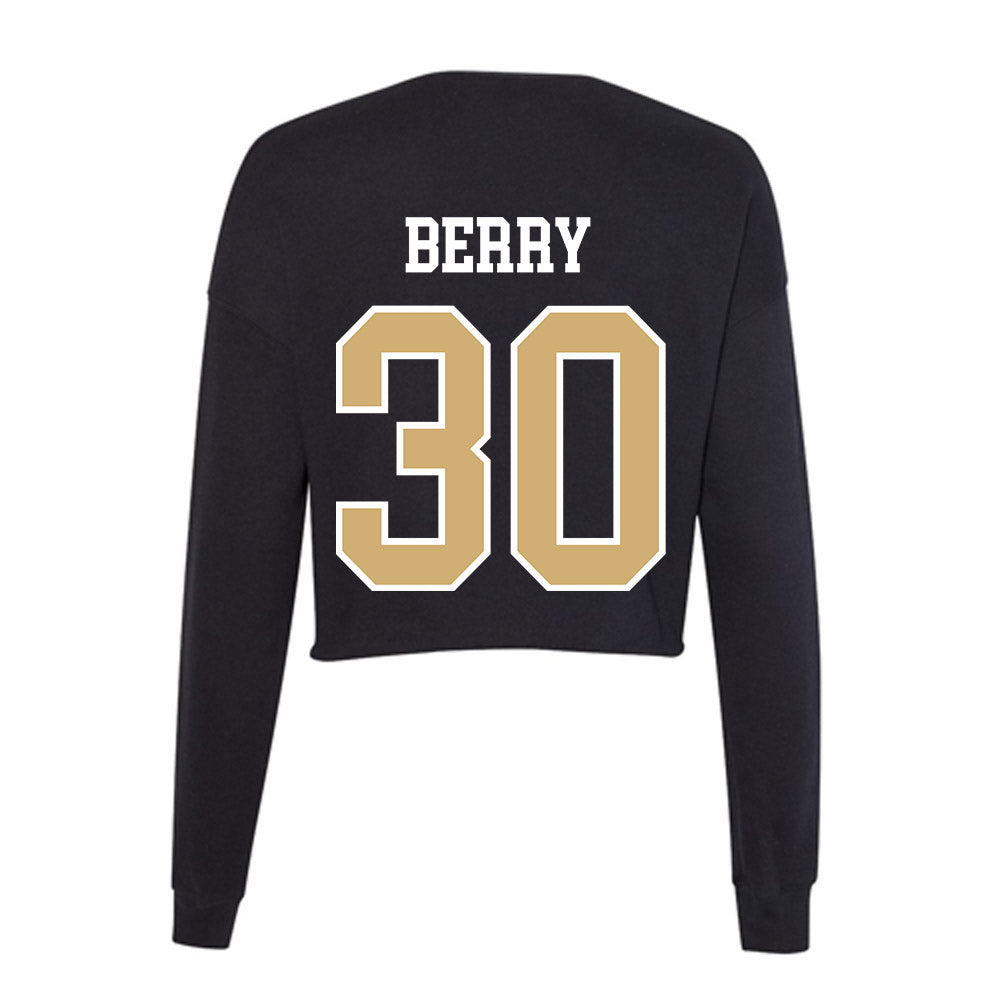 Vanderbilt - NCAA Football : Trudell Berry - Women's Cropped Crew Fleece-1