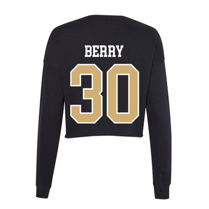 Vanderbilt - NCAA Football : Trudell Berry - Women's Cropped Crew Fleece-1