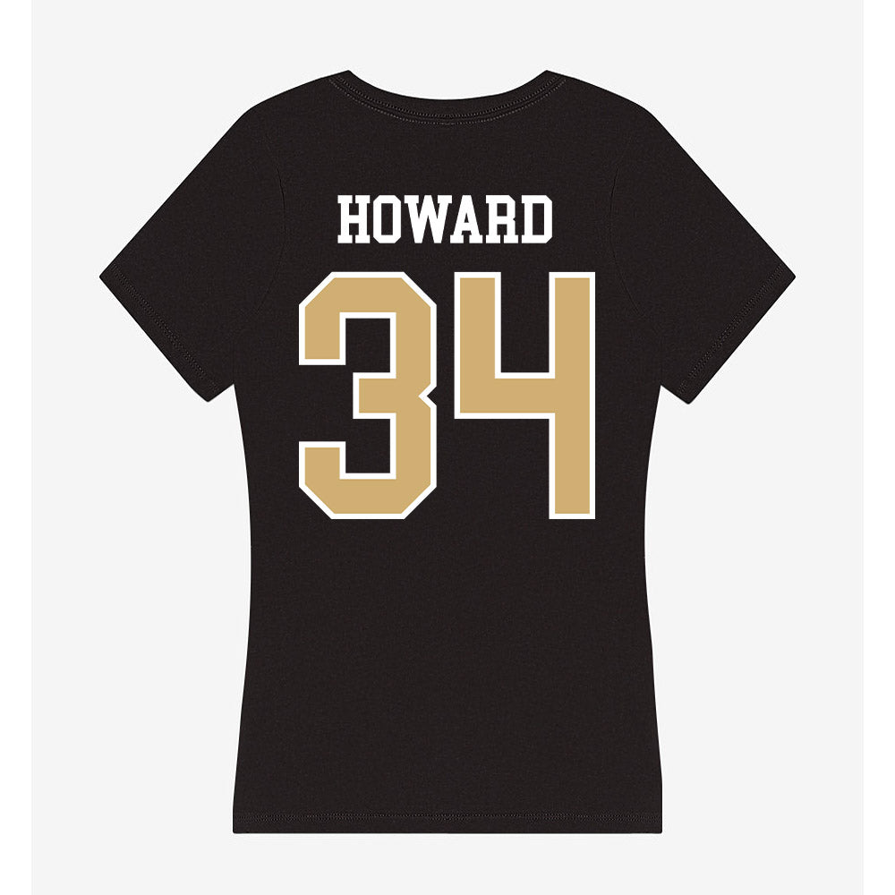 Vanderbilt - NCAA Football : Austin Howard - Women's V-Neck T-Shirt-1