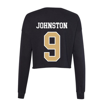 Vanderbilt - NCAA Baseball : Brodie Johnston - Women's Cropped Crew Fleece-1