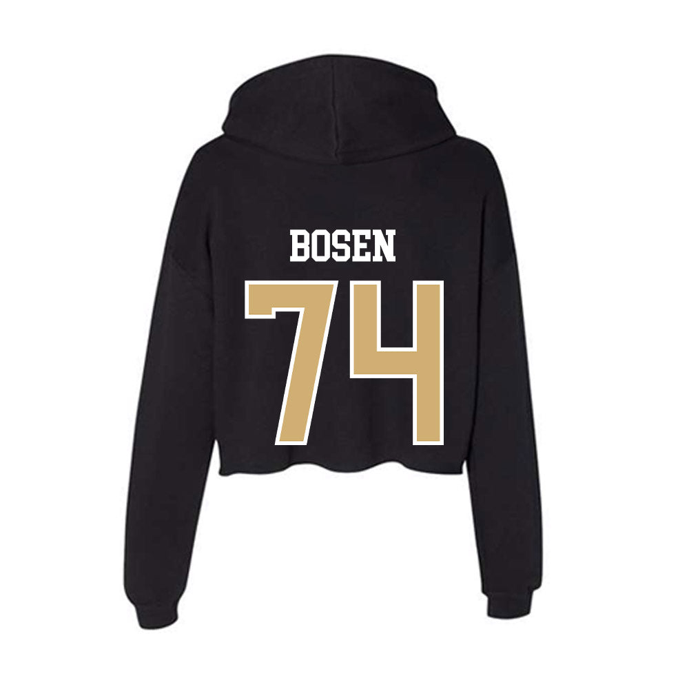 Vanderbilt - NCAA Football : Cameron Bosen - Women's Crop Fleece Hoodie-1