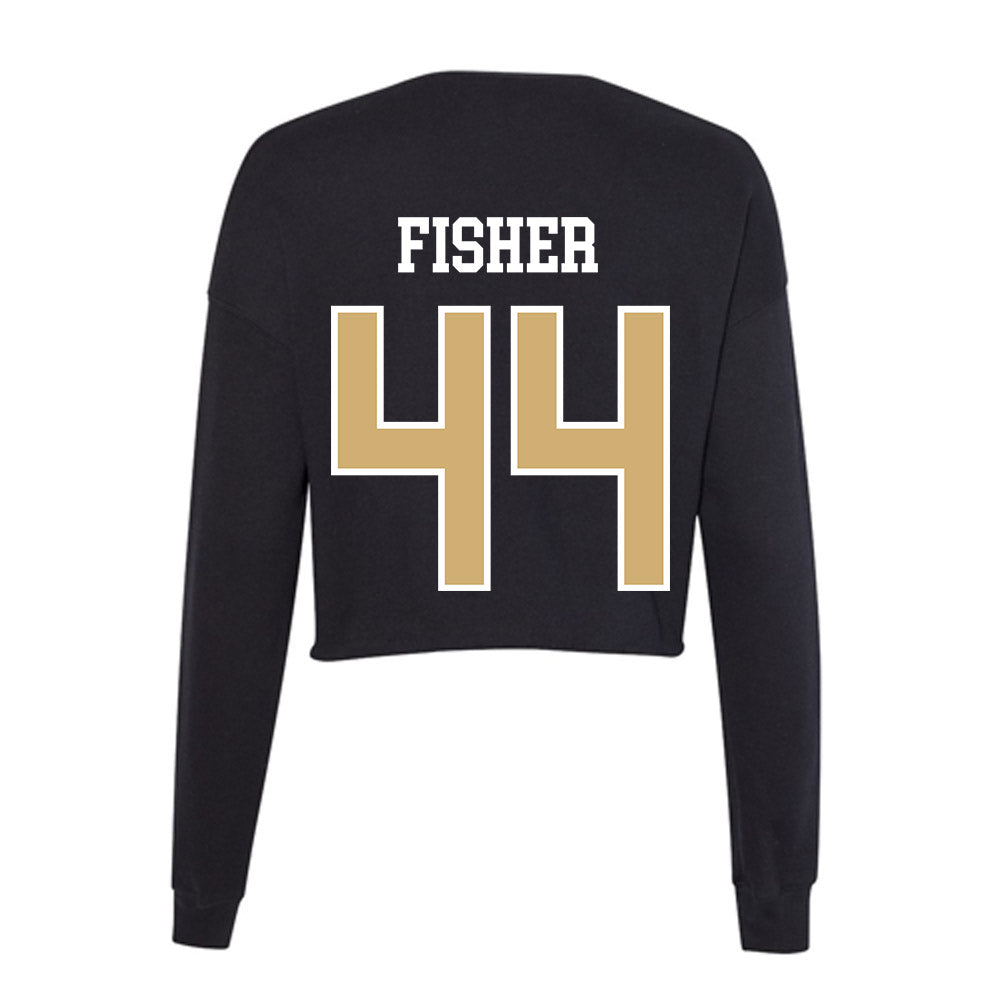 Vanderbilt - NCAA Football : Gabe Fisher - Women's Cropped Crew Fleece-1