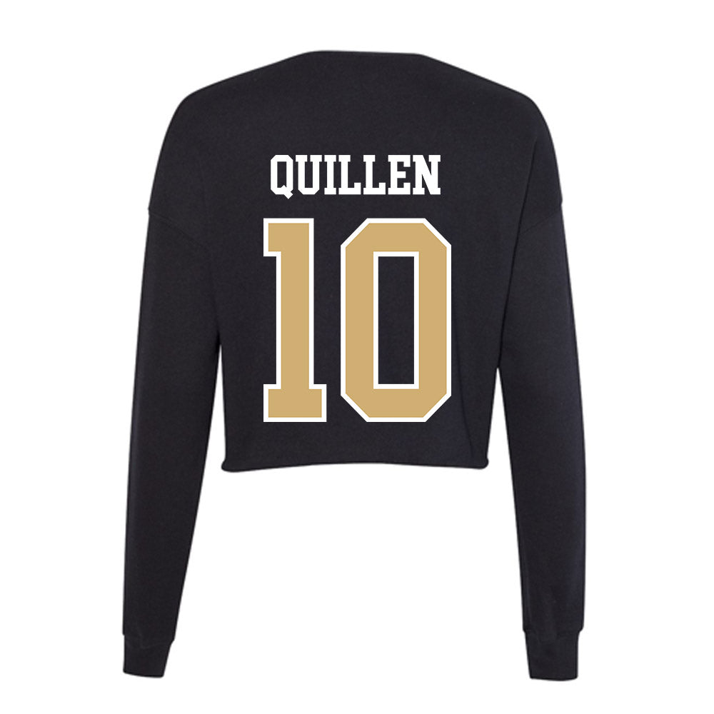 Vanderbilt - NCAA Baseball : Carson Quillen - Women's Cropped Crew Fleece-1