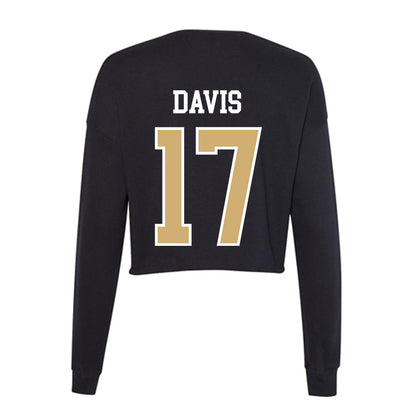 Vanderbilt - NCAA Football : Mark Davis - Women's Cropped Crew Fleece-1