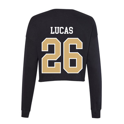 Vanderbilt - NCAA Women's Lacrosse : Caroline Lucas - Women's Cropped Crew Fleece-1