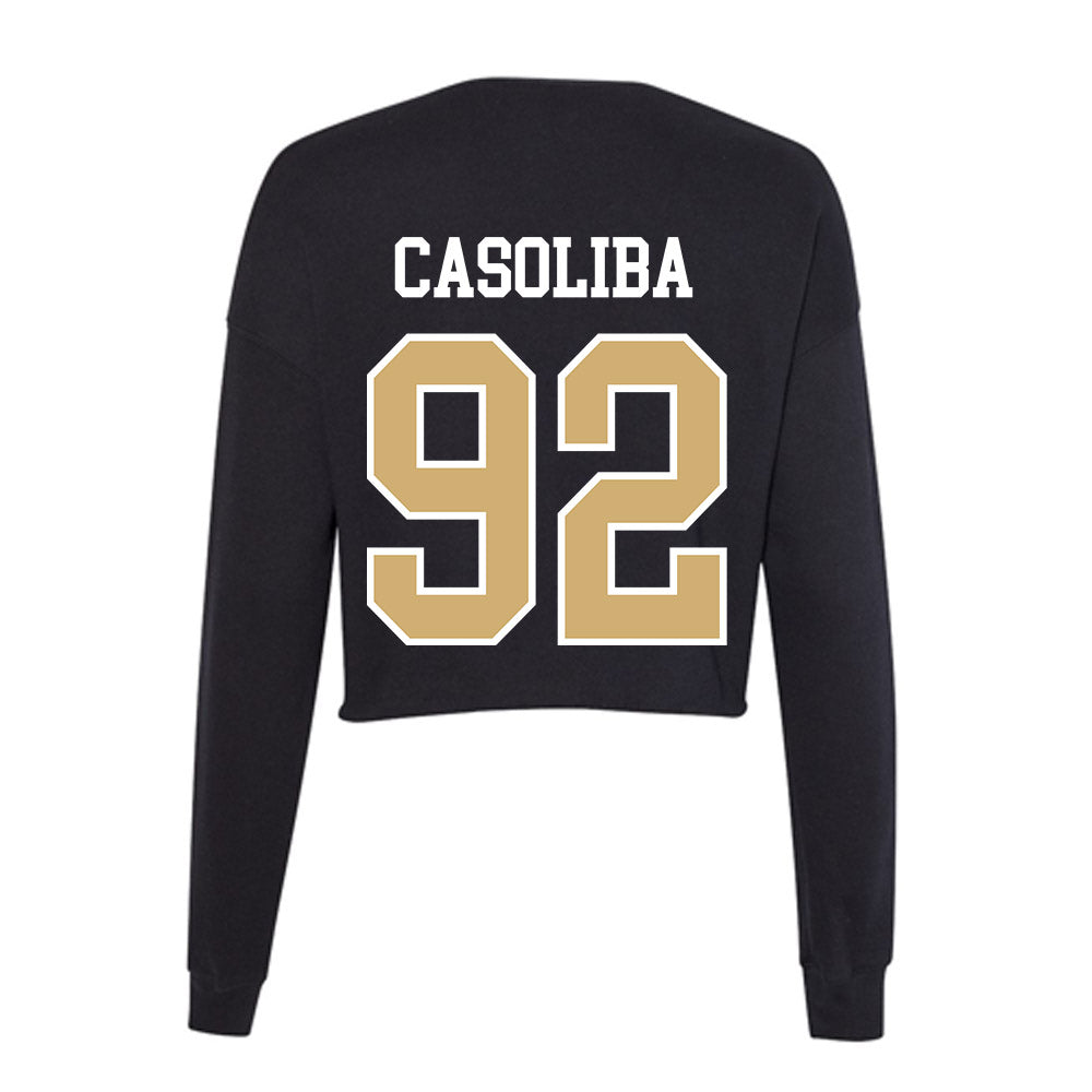 Vanderbilt - NCAA Baseball : Adria Casoliba - Women's Cropped Crew Fleece-1