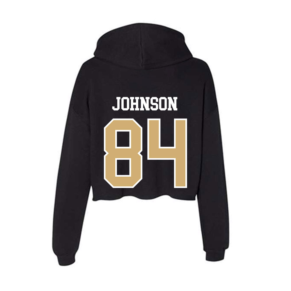 Vanderbilt - NCAA Football : Kam Johnson - Women's Crop Fleece Hoodie-1