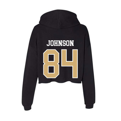 Vanderbilt - NCAA Football : Kam Johnson - Women's Crop Fleece Hoodie-1