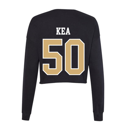 Vanderbilt - NCAA Baseball : Jaydon Kea - Women's Cropped Crew Fleece-1