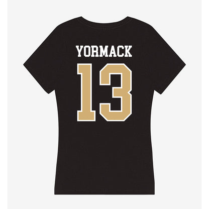 Vanderbilt - NCAA Baseball : Derek Yormack - Women's V-Neck T-Shirt-1