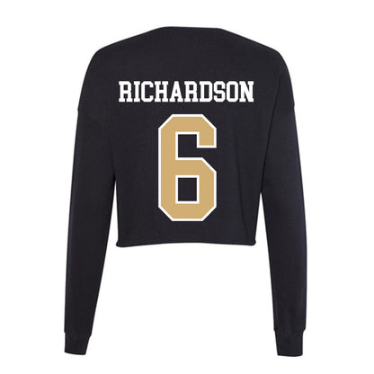 Vanderbilt - NCAA Football : Tre Richardson - Women's Cropped Crew Fleece-1