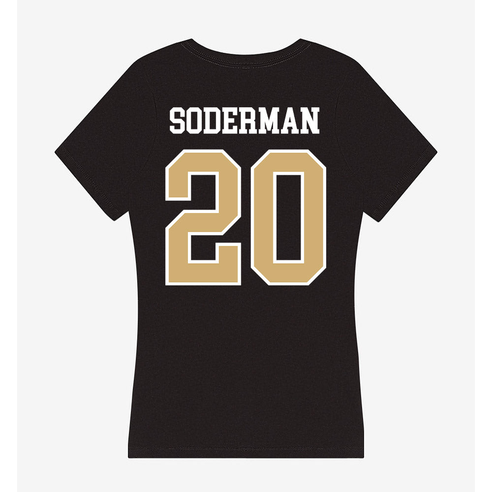 Vanderbilt - NCAA Women's Soccer : Susanna Soderman - Women's V-Neck T-Shirt-1