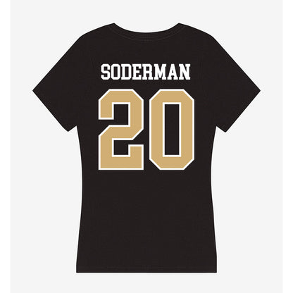 Vanderbilt - NCAA Women's Soccer : Susanna Soderman - Women's V-Neck T-Shirt-1