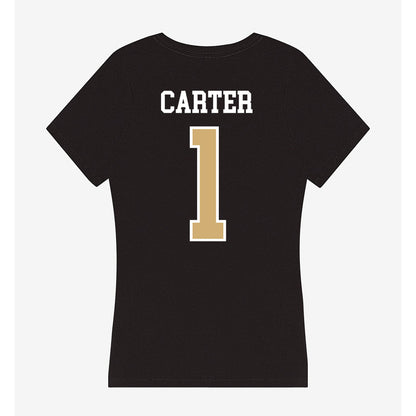Vanderbilt - NCAA Football : Dontae Carter - Women's V-Neck T-Shirt-1
