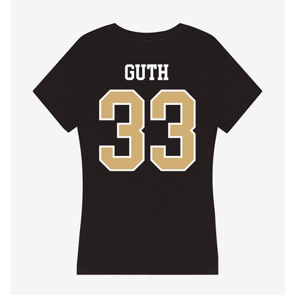 Vanderbilt - NCAA Baseball : Luke Guth - Women's V-Neck T-Shirt-1