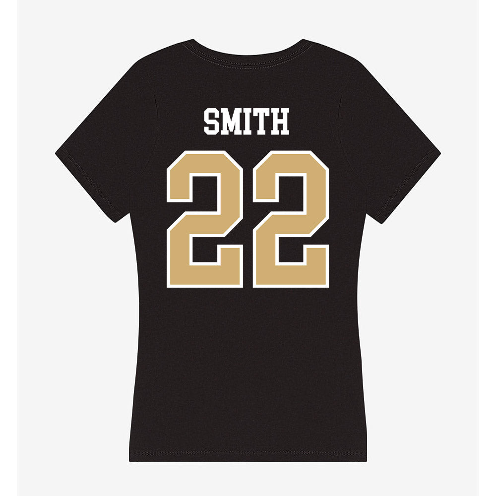 Vanderbilt - NCAA Women's Soccer : Ellett Smith - Women's V-Neck T-Shirt-1