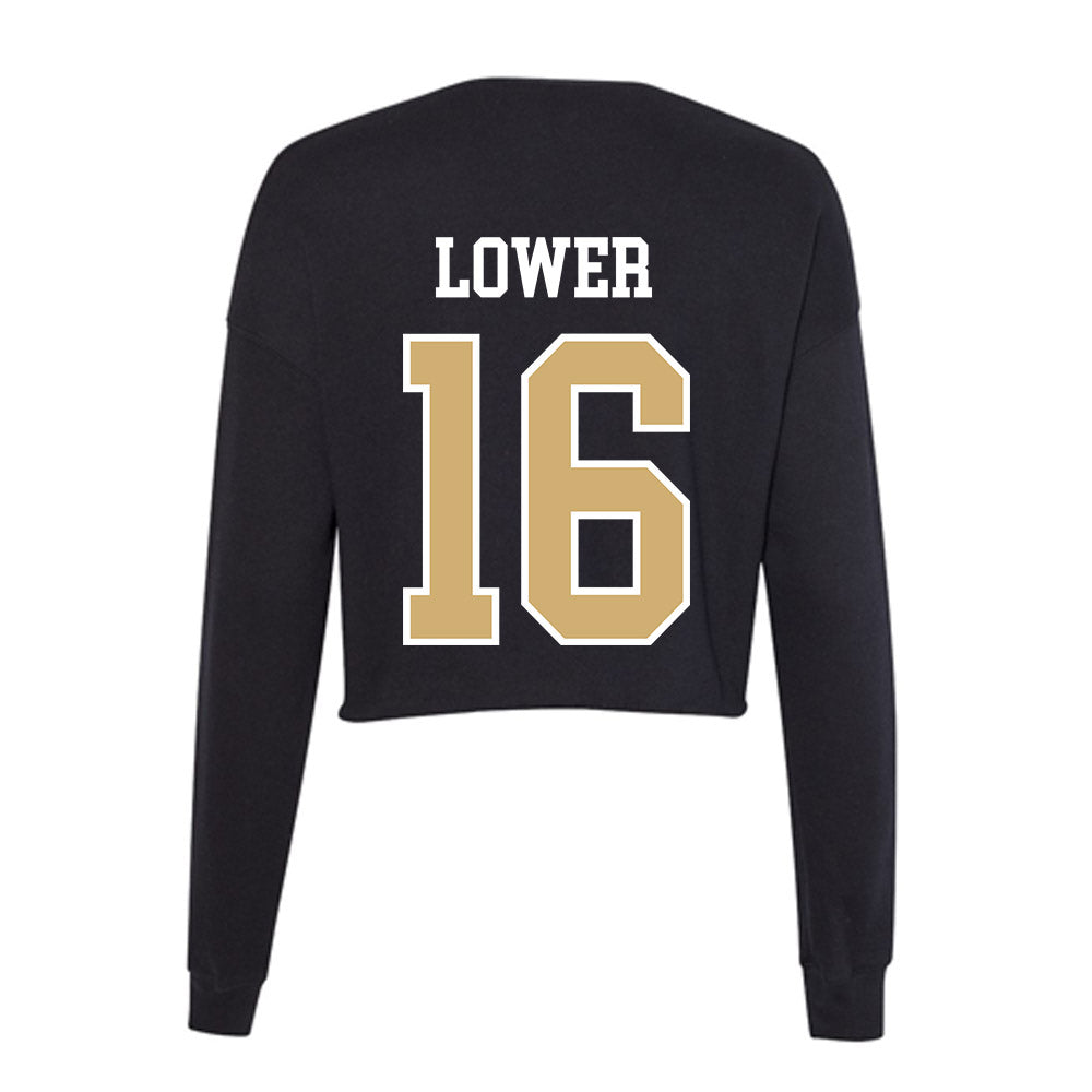 Vanderbilt - NCAA Women's Lacrosse : Bailey Lower - Women's Cropped Crew Fleece-1