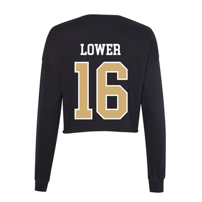 Vanderbilt - NCAA Women's Lacrosse : Bailey Lower - Women's Cropped Crew Fleece-1