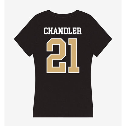 Vanderbilt - NCAA Football : Davin Chandler - Women's V-Neck T-Shirt-1
