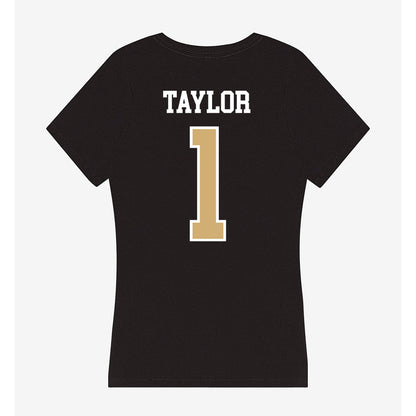 Vanderbilt - NCAA Football : CJ Taylor - Women's V-Neck T-Shirt-1