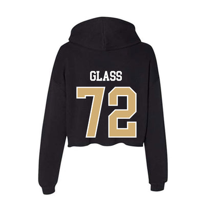Vanderbilt - NCAA Football : Isaia Glass - Women's Crop Fleece Hoodie-1