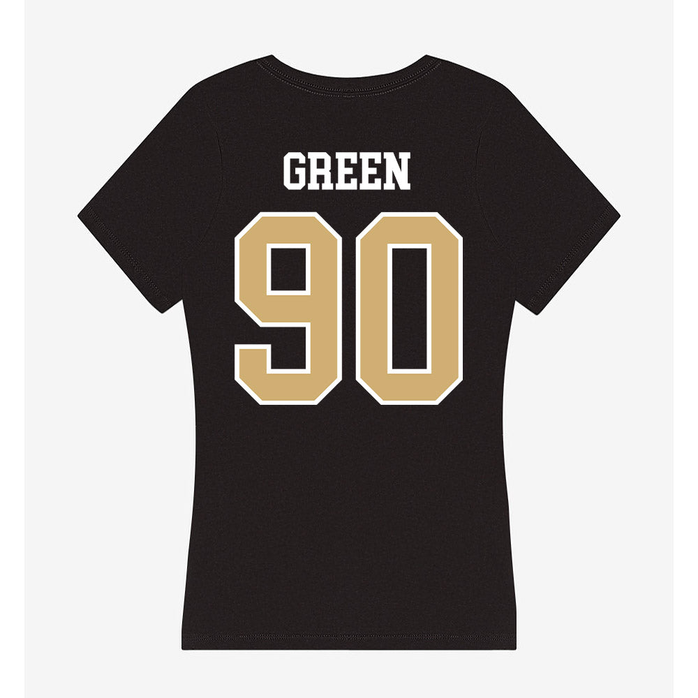 Vanderbilt - NCAA Baseball : Miller Green - Women's V-Neck T-Shirt-1