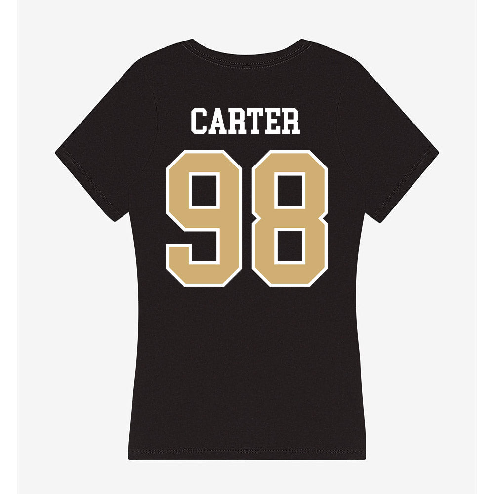 Vanderbilt - NCAA Baseball : Greysen Carter - Women's V-Neck T-Shirt-1