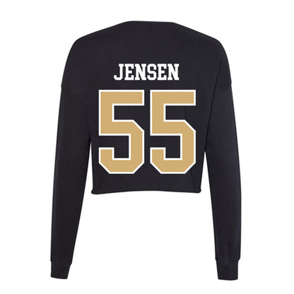 Vanderbilt - NCAA Baseball : Max Jensen - Women's Cropped Crew Fleece-1