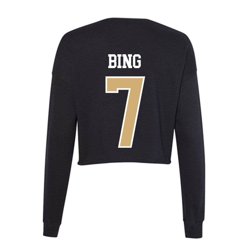 Vanderbilt - NCAA Men's Basketball : Chandler Bing - Women's Cropped Crew Fleece-1