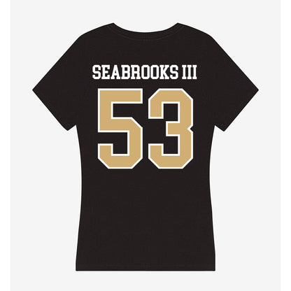 Vanderbilt - NCAA Football : Glenn Seabrooks III - Women's V-Neck T-Shirt-1