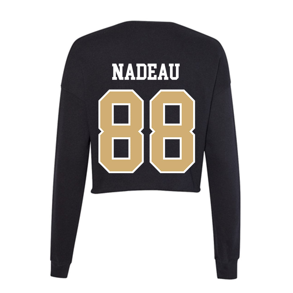 Vanderbilt - NCAA Baseball : Wyatt Nadeau - Women's Cropped Crew Fleece-1