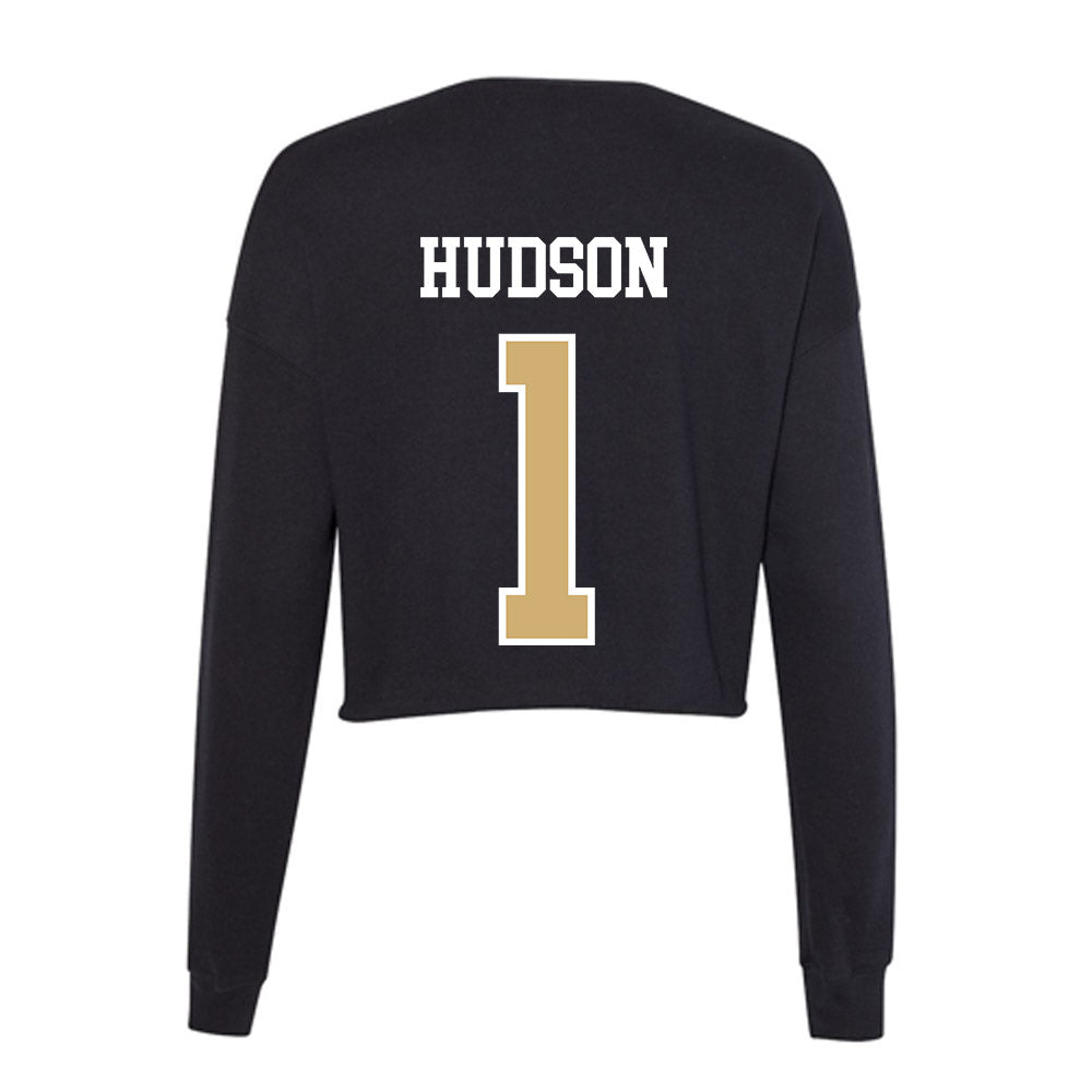 Vanderbilt - NCAA Football : Trent Hudson - Women's Cropped Crew Fleece-1