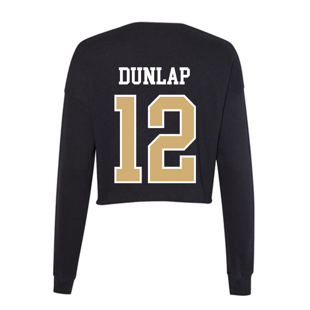 Vanderbilt - NCAA Women's Volleyball : Kayla Dunlap - Women's Cropped Crew Fleece-1