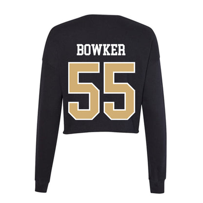 Vanderbilt - NCAA Baseball : Cody Bowker - Women's Cropped Crew Fleece-1