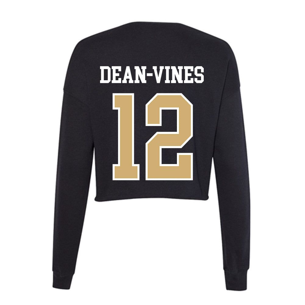 Vanderbilt - NCAA Men's Basketball : Jaylon Dean-Vines - Women's Cropped Crew Fleece-1
