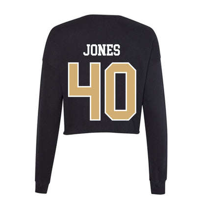 Vanderbilt - NCAA Women's Lacrosse : Caelan Jones - Women's Cropped Crew Fleece-1