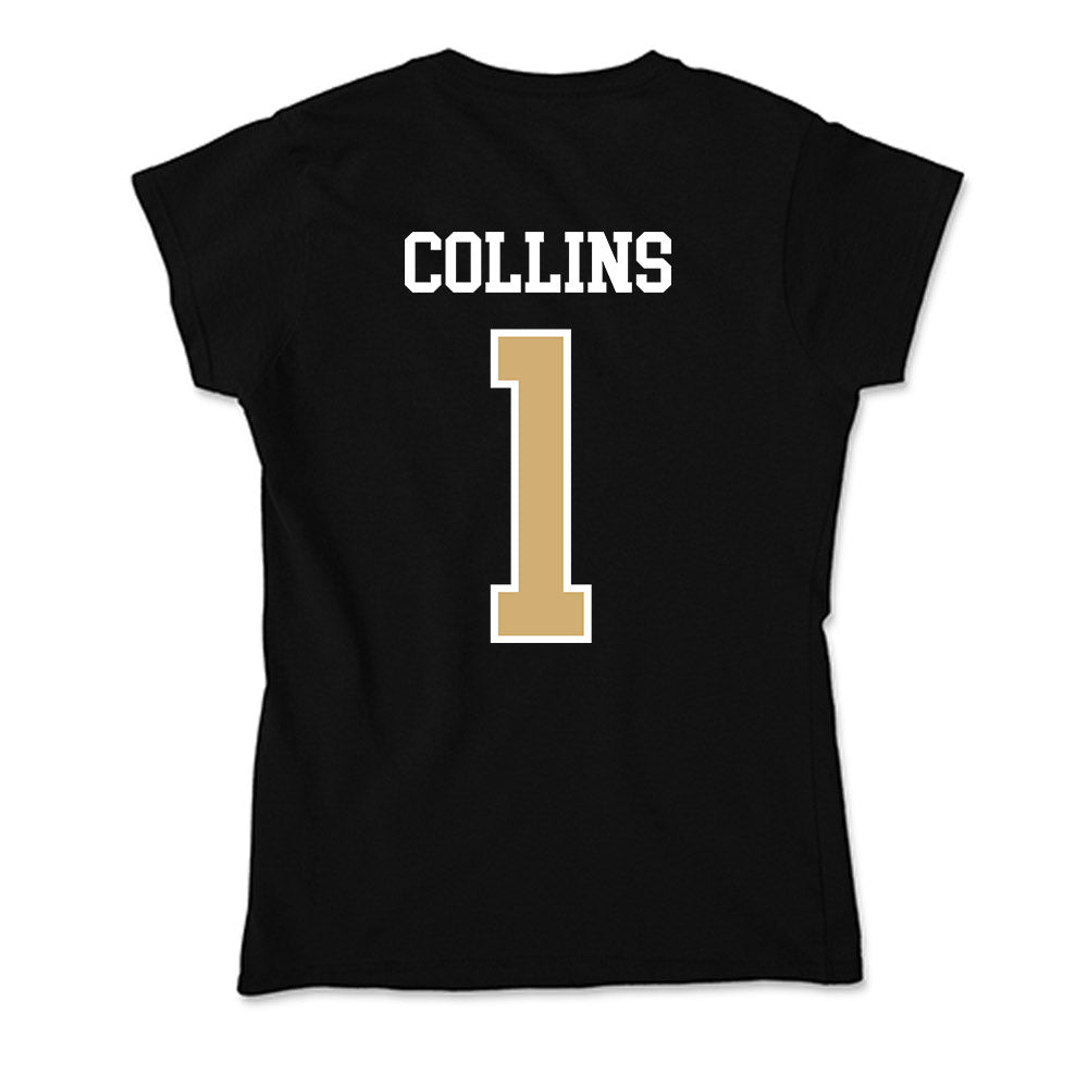 Vanderbilt - NCAA Men's Basketball : Frankie Collins - Soft Style Women’s T-Shirt-1