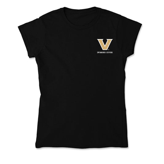 Vanderbilt - NCAA Women's Swimming & Diving : Ellie Butler - Soft Style Women’s T-Shirt-0