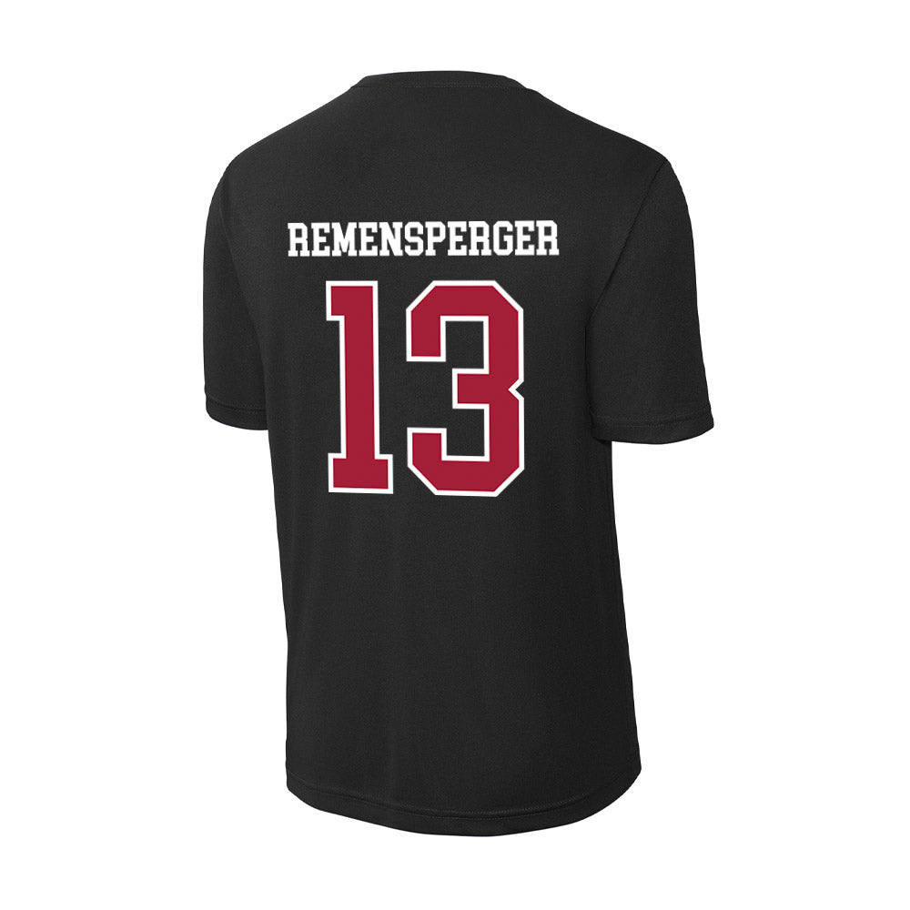 Arkansas - NCAA Women's Volleyball : Kiki Remensperger - Activewear T-Shirt-1