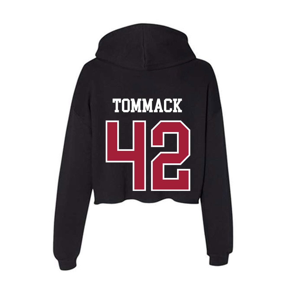Arkansas - NCAA Women's Soccer : Taylor Tommack - Women's Crop Fleece Hoodie-1