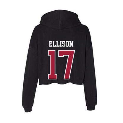 Arkansas - NCAA Women's Volleyball : Skylar Ellison - Women's Crop Fleece Hoodie-1