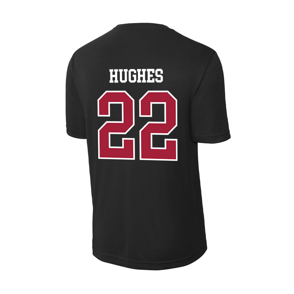 Arkansas - NCAA Women's Basketball : Avery Hughes - Activewear T-Shirt-1