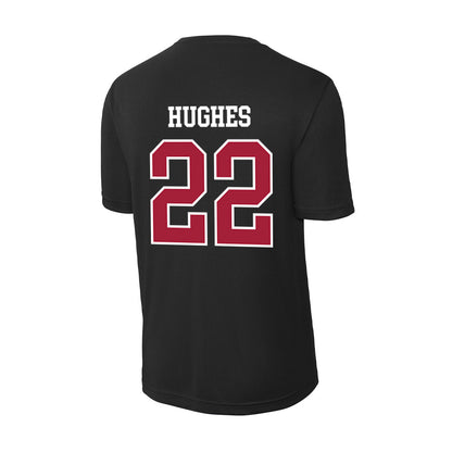 Arkansas - NCAA Women's Basketball : Avery Hughes - Activewear T-Shirt-1