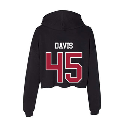 Arkansas - NCAA Football : Preston Davis - Women's Crop Fleece Hoodie-1
