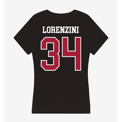 Arkansas - NCAA Baseball : Joey Lorenzini - Women's V-Neck T-Shirt-1