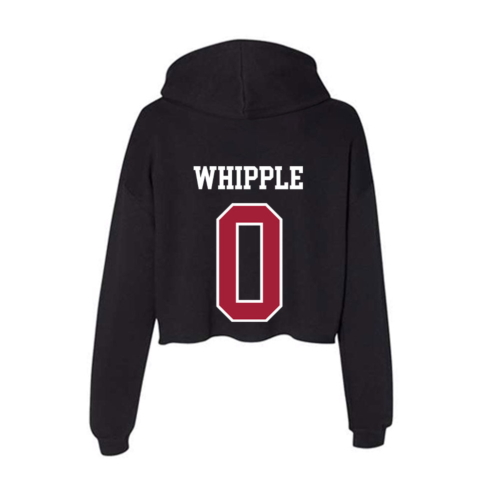 Arkansas - NCAA Women's Soccer : Peyton Whipple - Women's Crop Fleece Hoodie-1