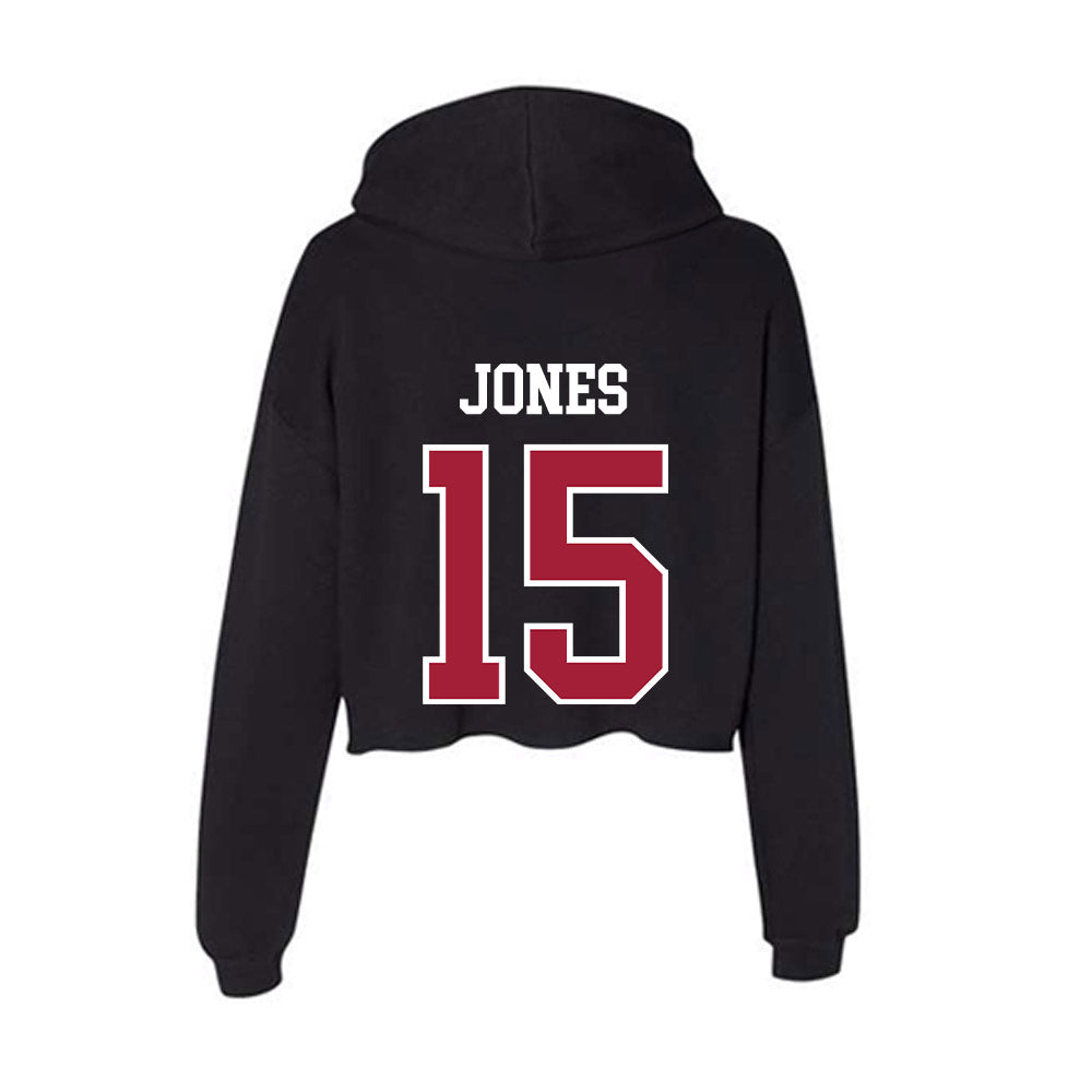 Arkansas - NCAA Women's Soccer : Sabrina Jones - Women's Crop Fleece Hoodie-1