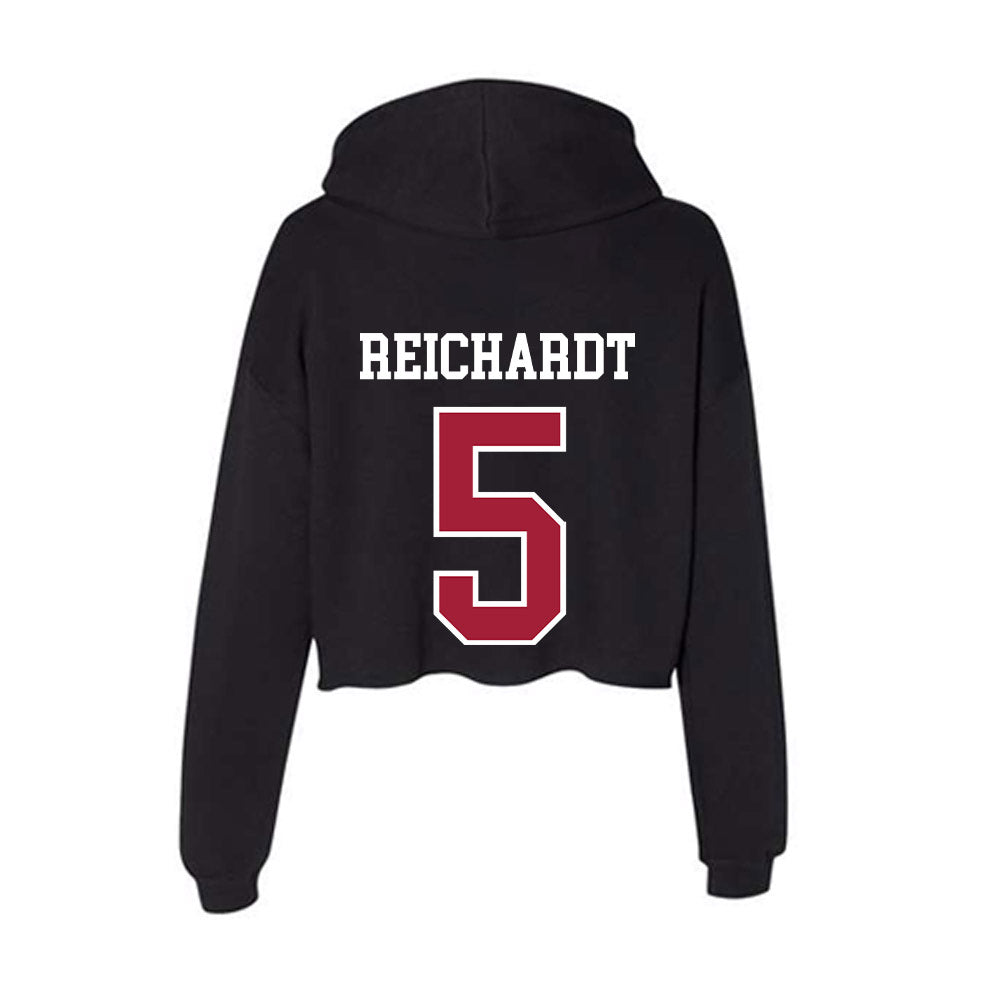 Arkansas - NCAA Softball : Ashtyn Reichardt - Women's Crop Fleece Hoodie-1