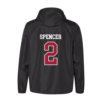 Arkansas - NCAA Women's Basketball : Samara Spencer - Windbreaker-1